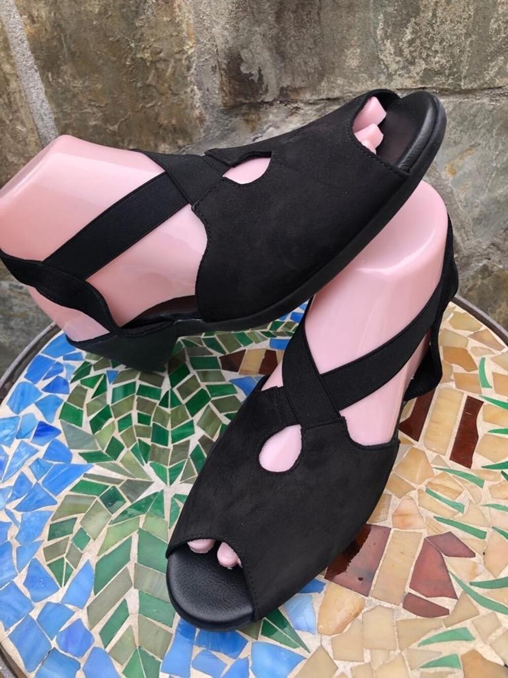ARCHE ELASTIC CRISS CROSS STRAP SANDAL 40 US 10 (SH700